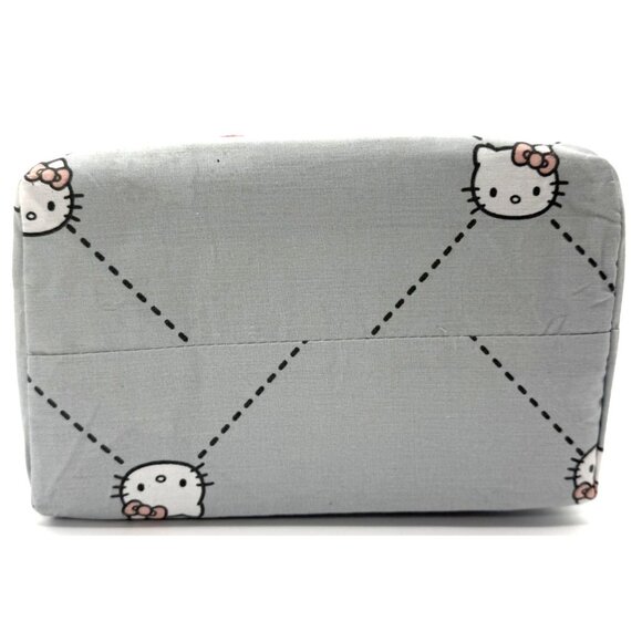 Hello Kitty Queeny Queen Sheet Set 100% Cotton 1 Flat 1 Fitted 2 Pillowcases Gra - Picture 6 of 6